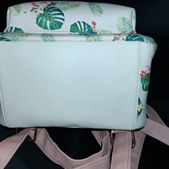 Disney Pink Tropical Print Mini Backpack - Picture 4 of 5